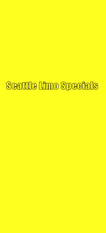 Seattle Limo Specials